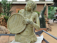 Hand Made Exquisite African Jade Sculpture By Legendary TM Gidi x 1 From South Africa