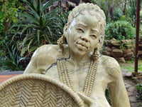 Hand Made Exquisite African Jade Sculpture By Legendary TM Gidi x 1 From South Africa