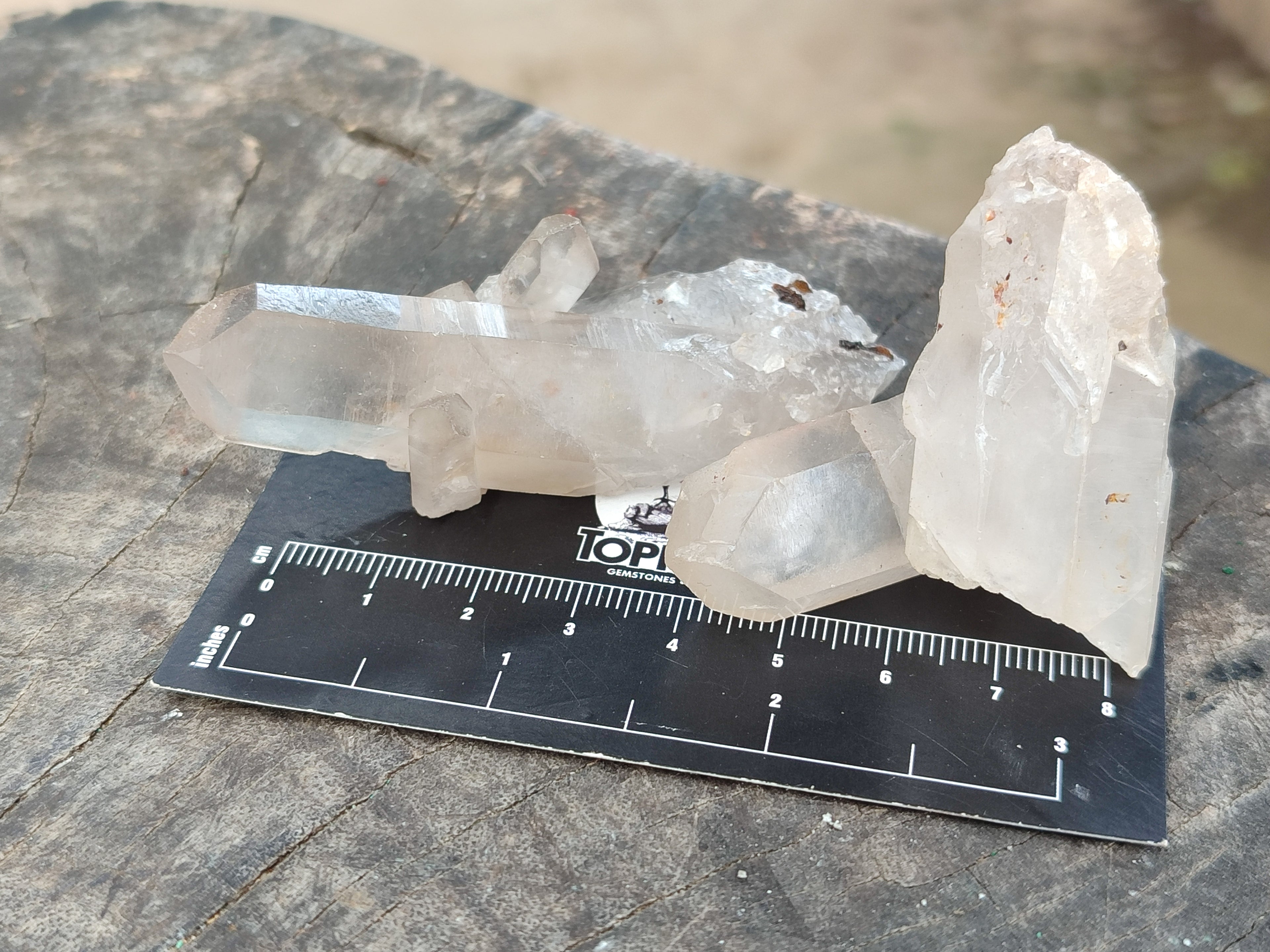 Natural Quartz Clusters x 35 From Madagascar - Toprock Gemstones and Minerals 