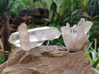 Natural Quartz Clusters x 35 From Madagascar