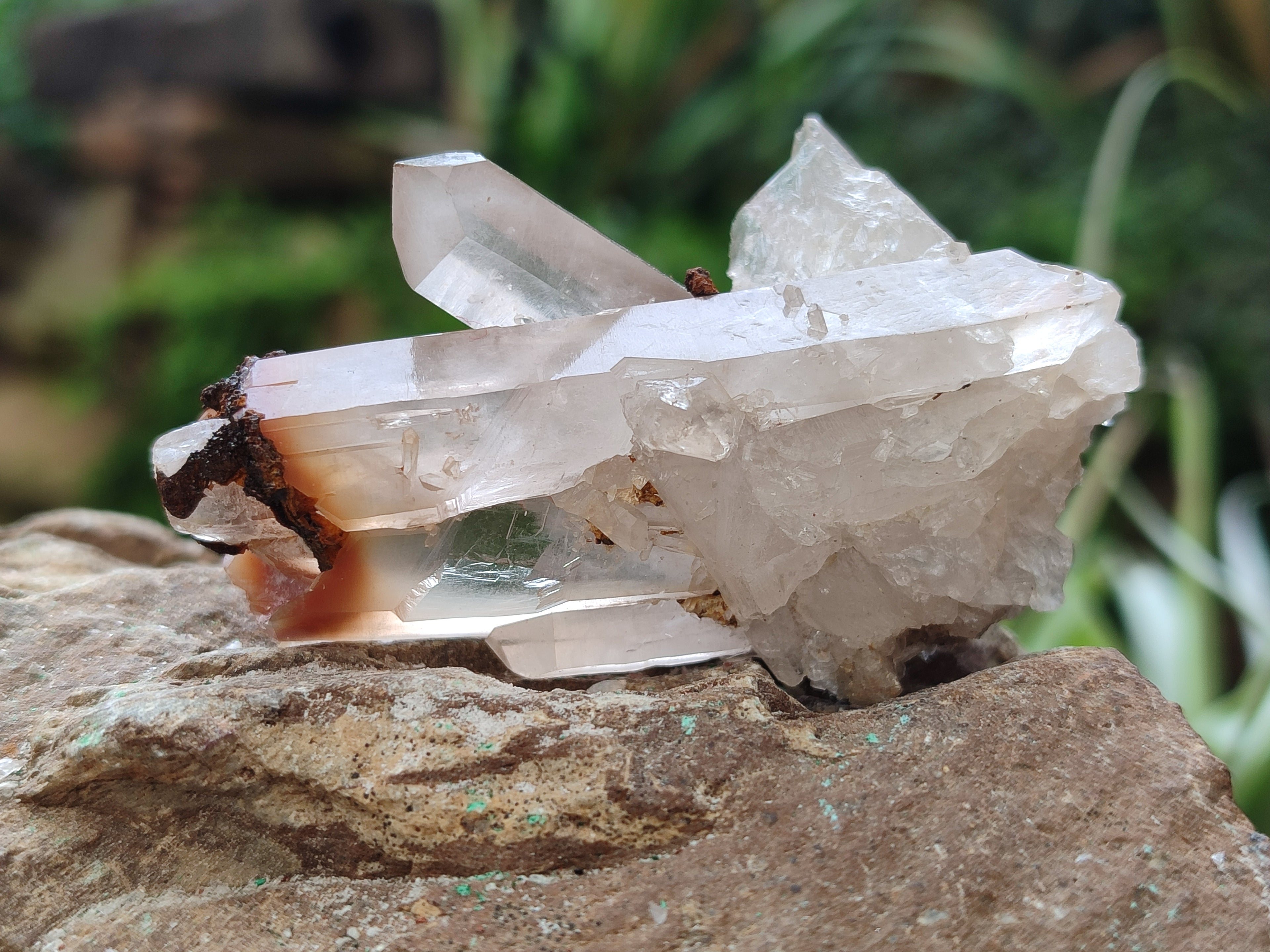 Natural Quartz Clusters x 35 From Madagascar - Toprock Gemstones and Minerals 