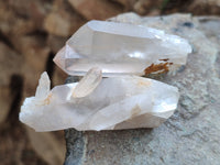 Natural Quartz Clusters x 35 From Madagascar