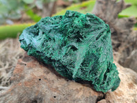 Natural Silky Malachite Specimens x 6 From Kasompe, Congo - Toprock Gemstones and Minerals 
