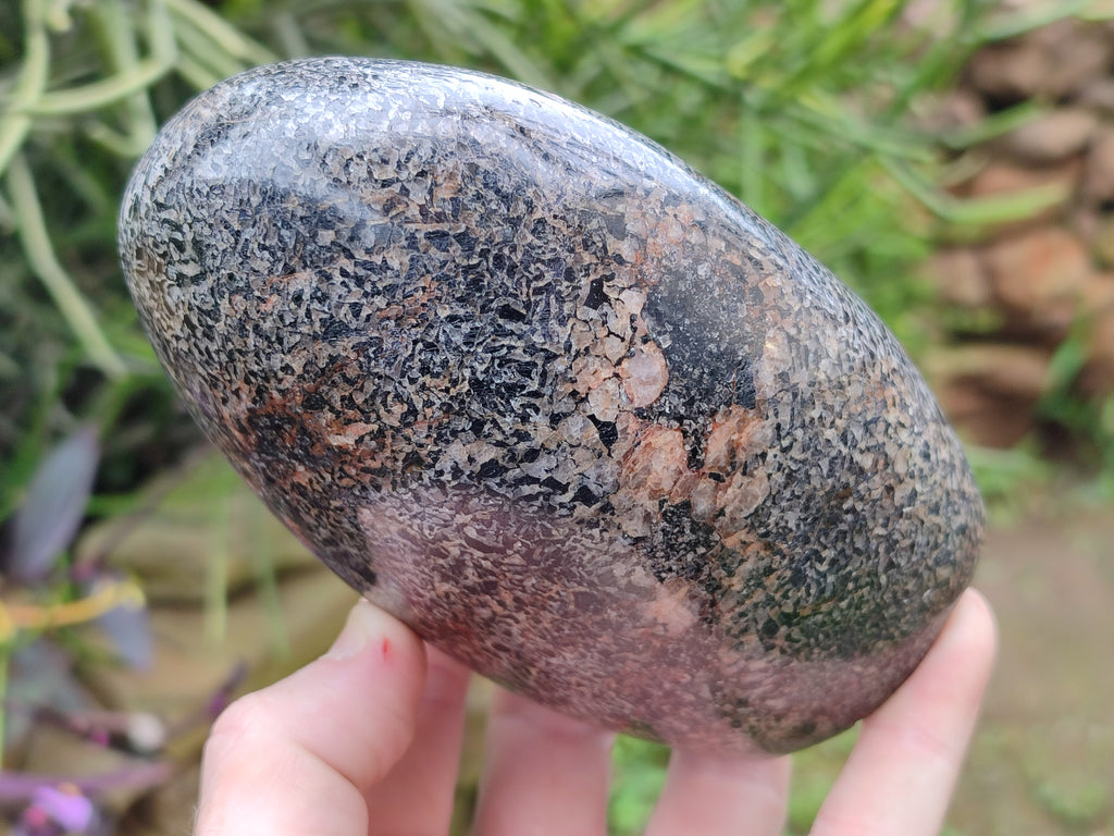Polished Black Tourmaline Standing Free Forms and Sphere x 2 From Madagascar - Toprock Gemstones and Minerals 