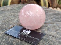 Polished Rose Quartz Spheres x 4 From Ambatondrazaka, Madagascar
