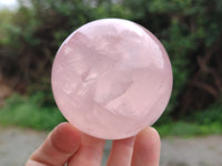 Polished Rose Quartz Spheres x 4 From Ambatondrazaka, Madagascar