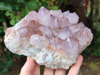 Natural Ametrine Spirit Quartz Clusters x 2 From Boekenhouthoek, South Africa