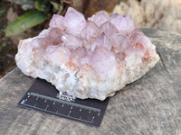 Natural Ametrine Spirit Quartz Clusters x 2 From Boekenhouthoek, South Africa