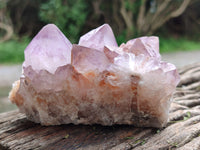 Natural Ametrine Spirit Quartz Clusters x 2 From Boekenhouthoek, South Africa