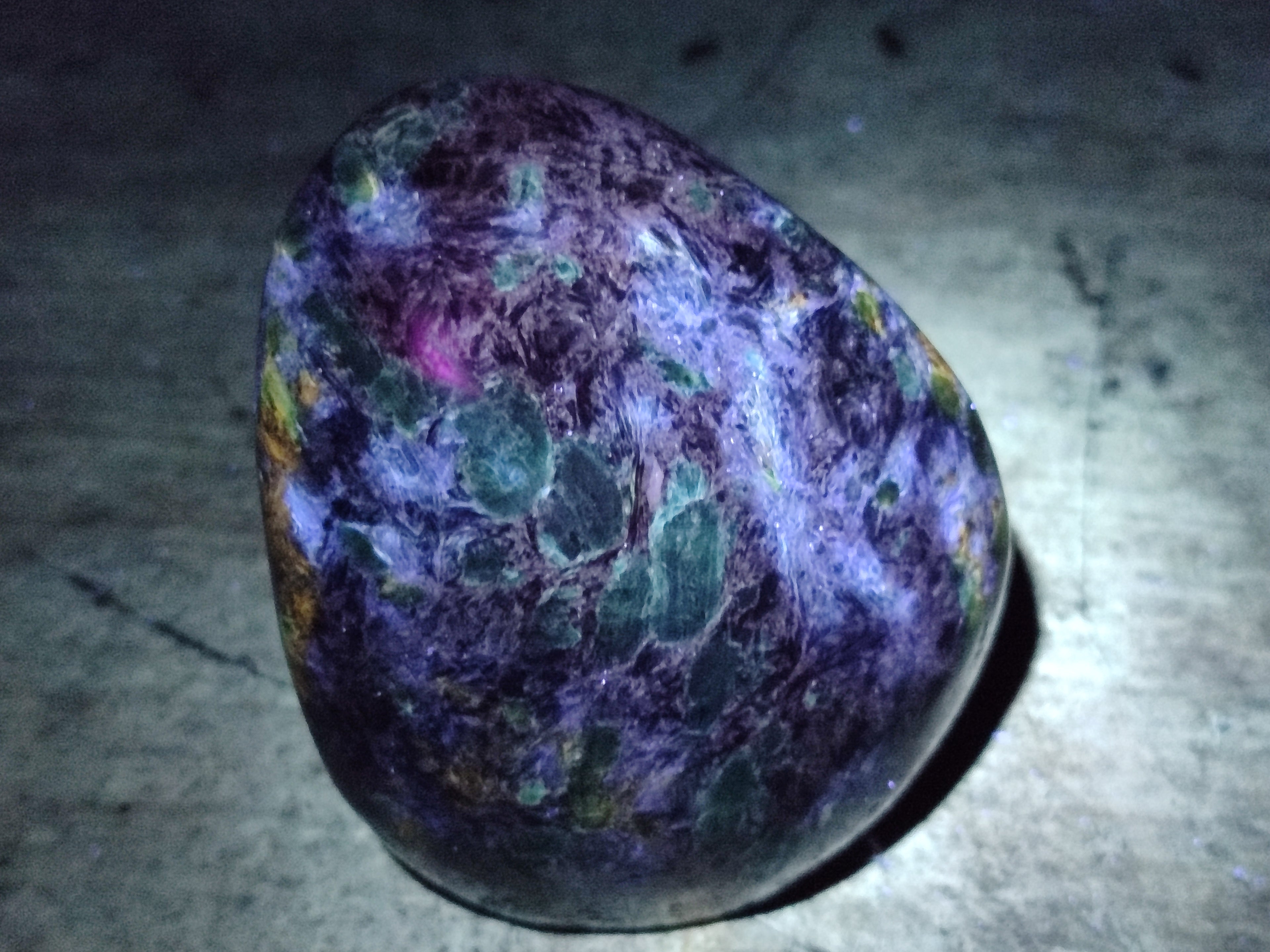 Polished Emerald Mica In Matrix Standing Free Forms x 4 From Mutoko, Zimbabwe - Toprock Gemstones and Minerals 