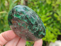 Polished Emerald Mica In Matrix Standing Free Forms x 4 From Mutoko, Zimbabwe - Toprock Gemstones and Minerals 