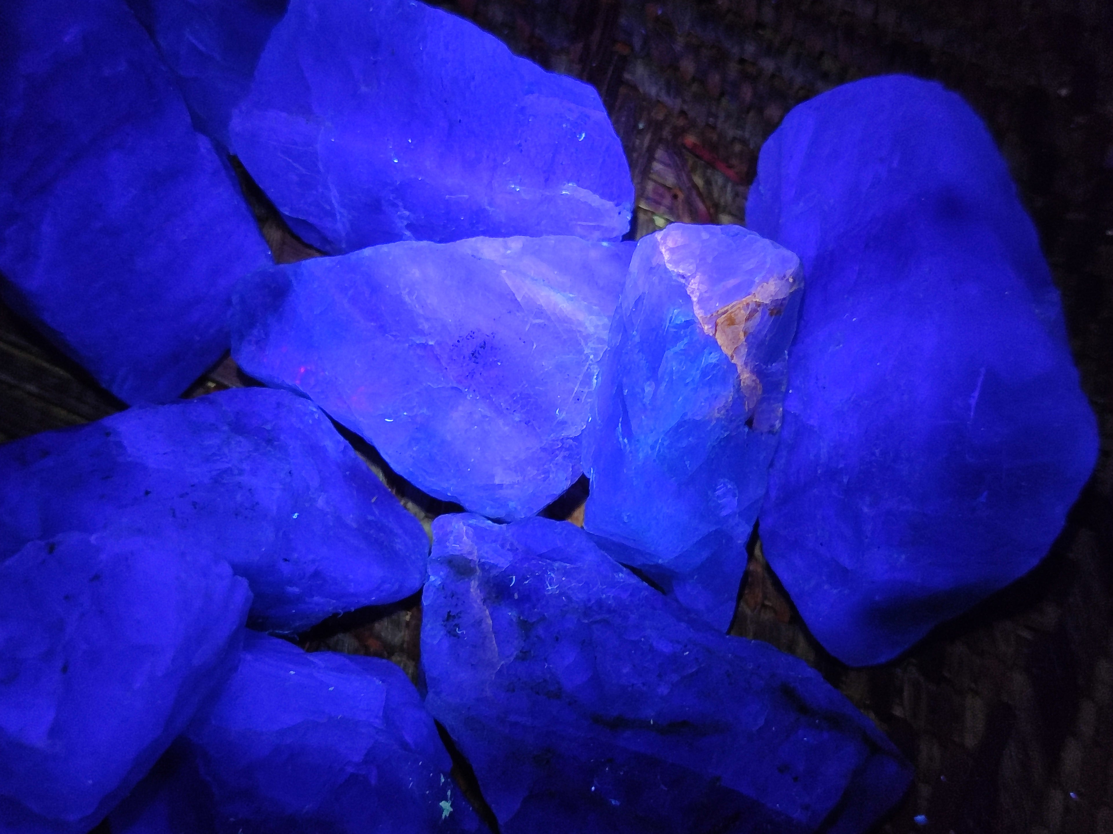 Natural Watermelon Fluorite Cobbed Specimens x 4.03 Kg Lot From Uis, Namibia - Toprock Gemstones and Minerals 