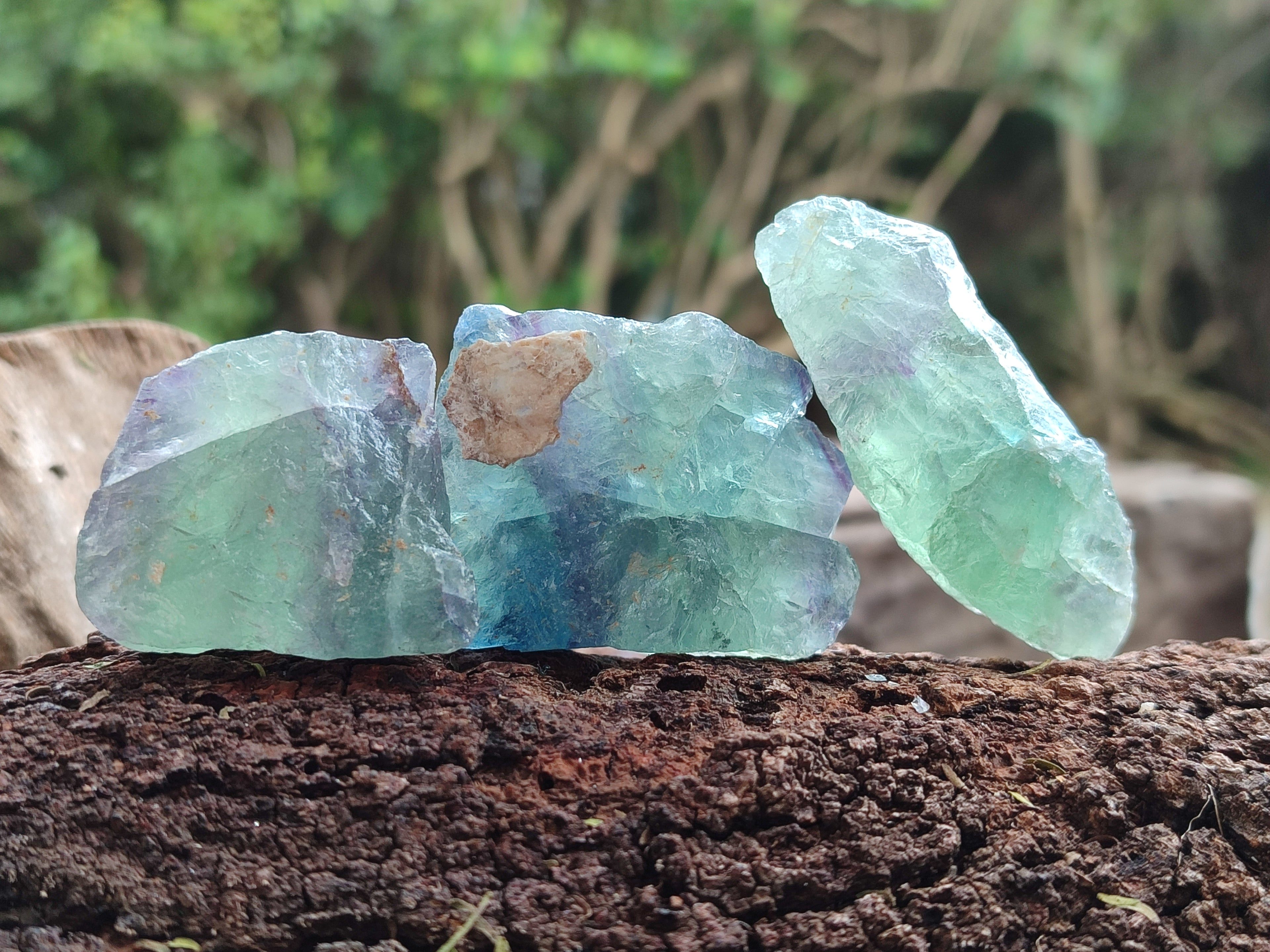 Natural Watermelon Fluorite Cobbed Specimens x 4.03 Kg Lot From Uis, Namibia - Toprock Gemstones and Minerals 