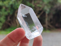 Polished Clear Quartz Crystals x 20 From Madagascar
