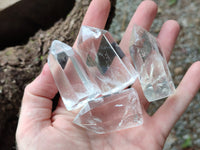 Polished Clear Quartz Crystals x 20 From Madagascar