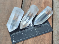 Polished Clear Quartz Crystals x 20 From Madagascar