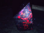 Polished Ruby Corundum In Chrome Verdite Standing Free Forms x 3 From Zimbabwe - Toprock Gemstones and Minerals 