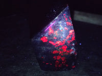 Polished Ruby Corundum In Chrome Verdite Standing Free Forms x 3 From Zimbabwe - Toprock Gemstones and Minerals 