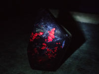 Polished Ruby Corundum In Chrome Verdite Standing Free Forms x 3 From Zimbabwe - Toprock Gemstones and Minerals 