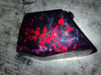 Polished Ruby Corundum In Chrome Verdite Standing Free Forms x 3 From Zimbabwe - Toprock Gemstones and Minerals 