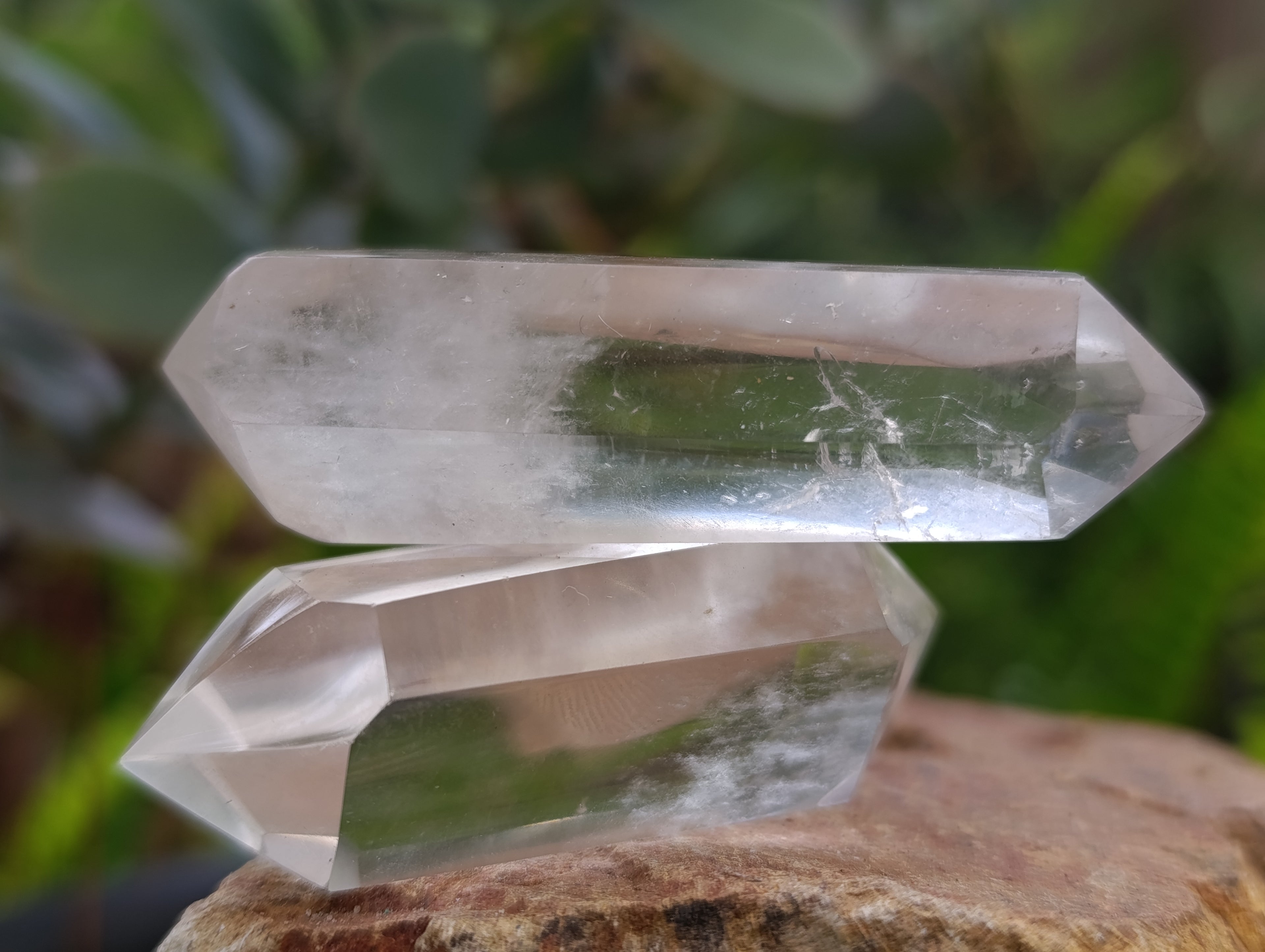 Polished Double Terminated Quartz Crystals x 35 From Madagascar - Toprock Gemstones and Minerals 