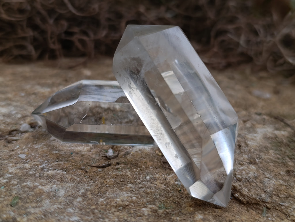 Polished Double Terminated Quartz Crystals x 35 From Madagascar - Toprock Gemstones and Minerals 
