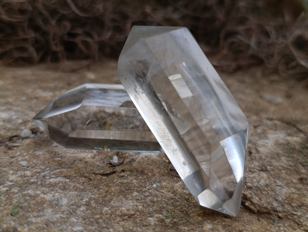 Polished Double Terminated Quartz Crystals x 35 From Madagascar