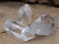 Polished Double Terminated Quartz Crystals x 35 From Madagascar