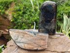 Polished Labradorite Standing Free Forms x 4 From Tulear, Madagascar - Toprock Gemstones and Minerals 