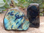 Polished Labradorite Standing Free Forms x 4 From Tulear, Madagascar - Toprock Gemstones and Minerals 