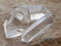Polished Double Terminated Quartz Crystals x 35 From Madagascar