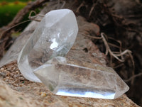 Polished Double Terminated Quartz Crystals x 35 From Madagascar