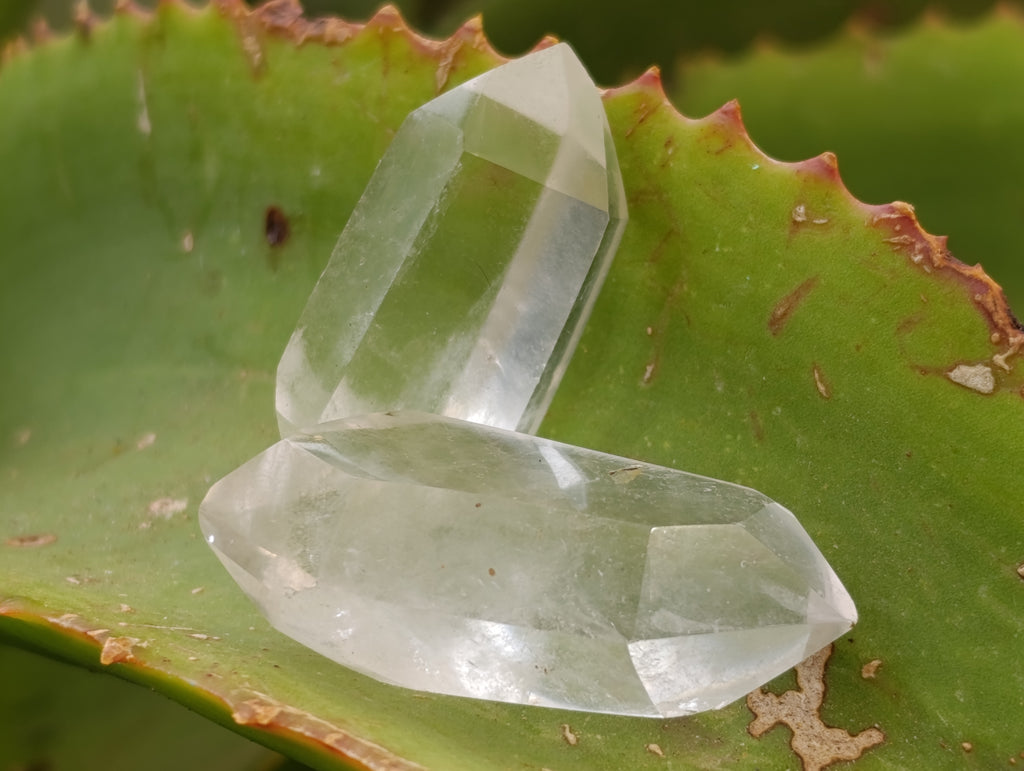 Polished Double Terminated Quartz Crystals x 35 From Madagascar - Toprock Gemstones and Minerals 
