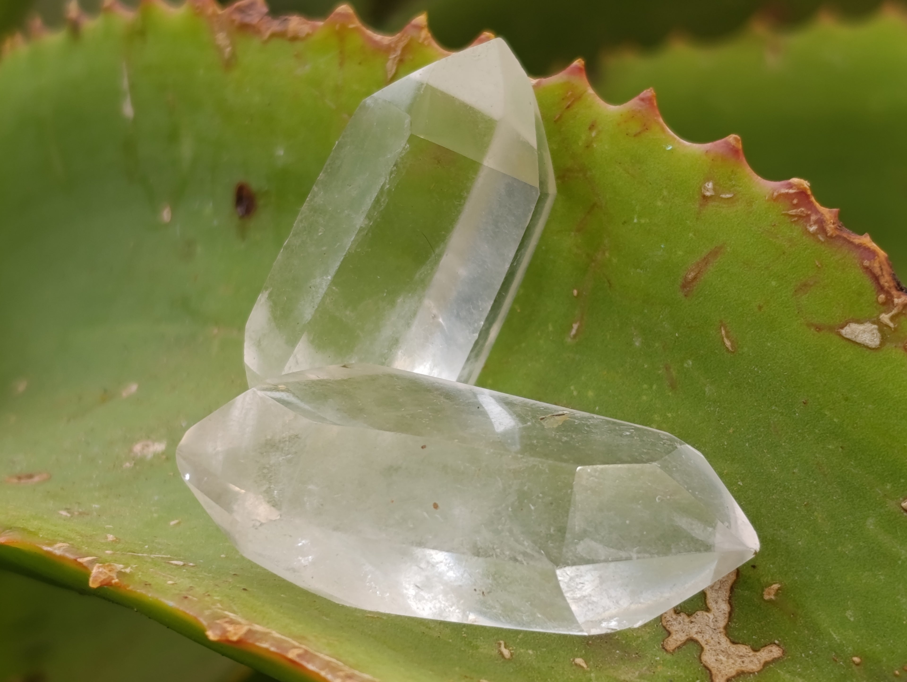 Polished Double Terminated Quartz Crystals x 35 From Madagascar - Toprock Gemstones and Minerals 
