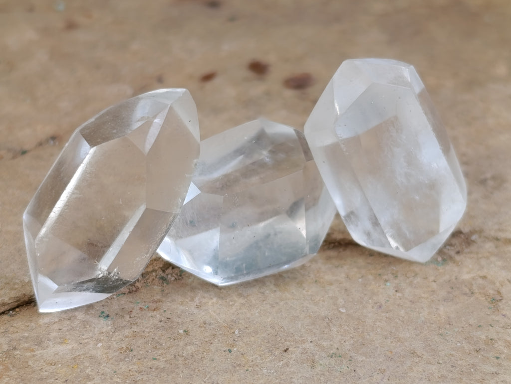 Polished Double Terminated Quartz Crystals x 35 From Madagascar - Toprock Gemstones and Minerals 