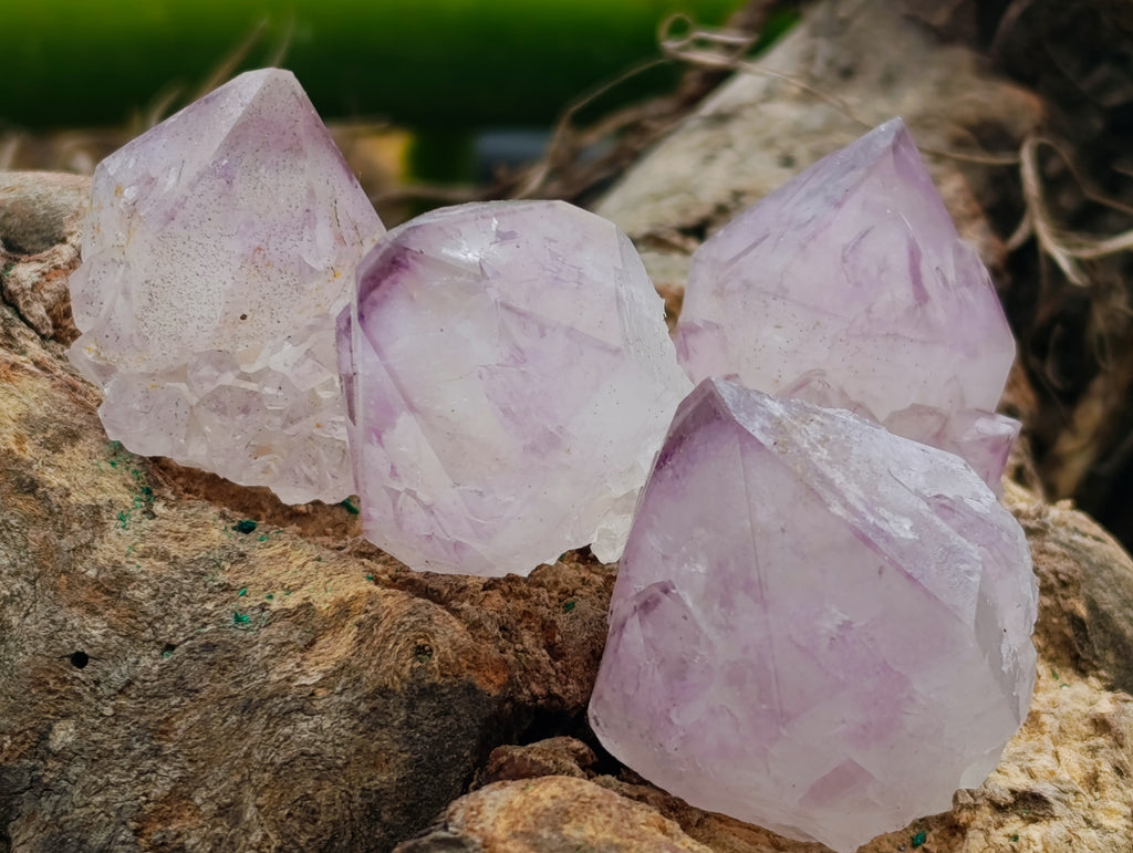 Natural Dark Purple Amethyst Spirit Quartz Clusters x 35 From Boekenhouthoek, South Africa - Toprock Gemstones and Minerals 