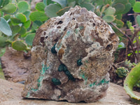 Natural Ball Malachite On Quartz Matrix Specimens x 1 From Kambove, Congo