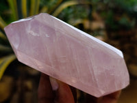 Polished Double Terminated Rose Quartz Points x 6 From Ambatondrazaka, Madagascar
