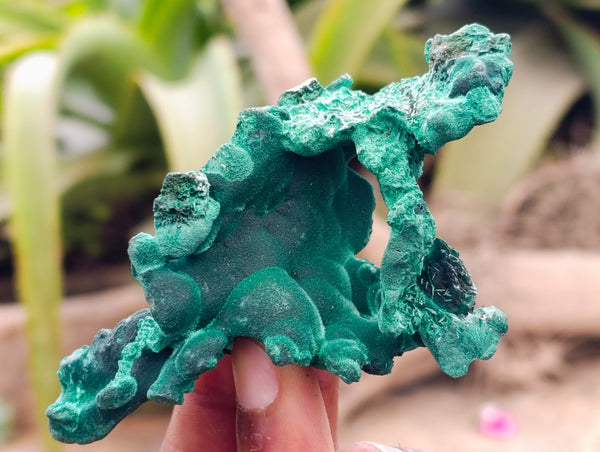 Natural Silky Malachite Specimens x 4 From Kasompe, Congo - Toprock Gemstones and Minerals 