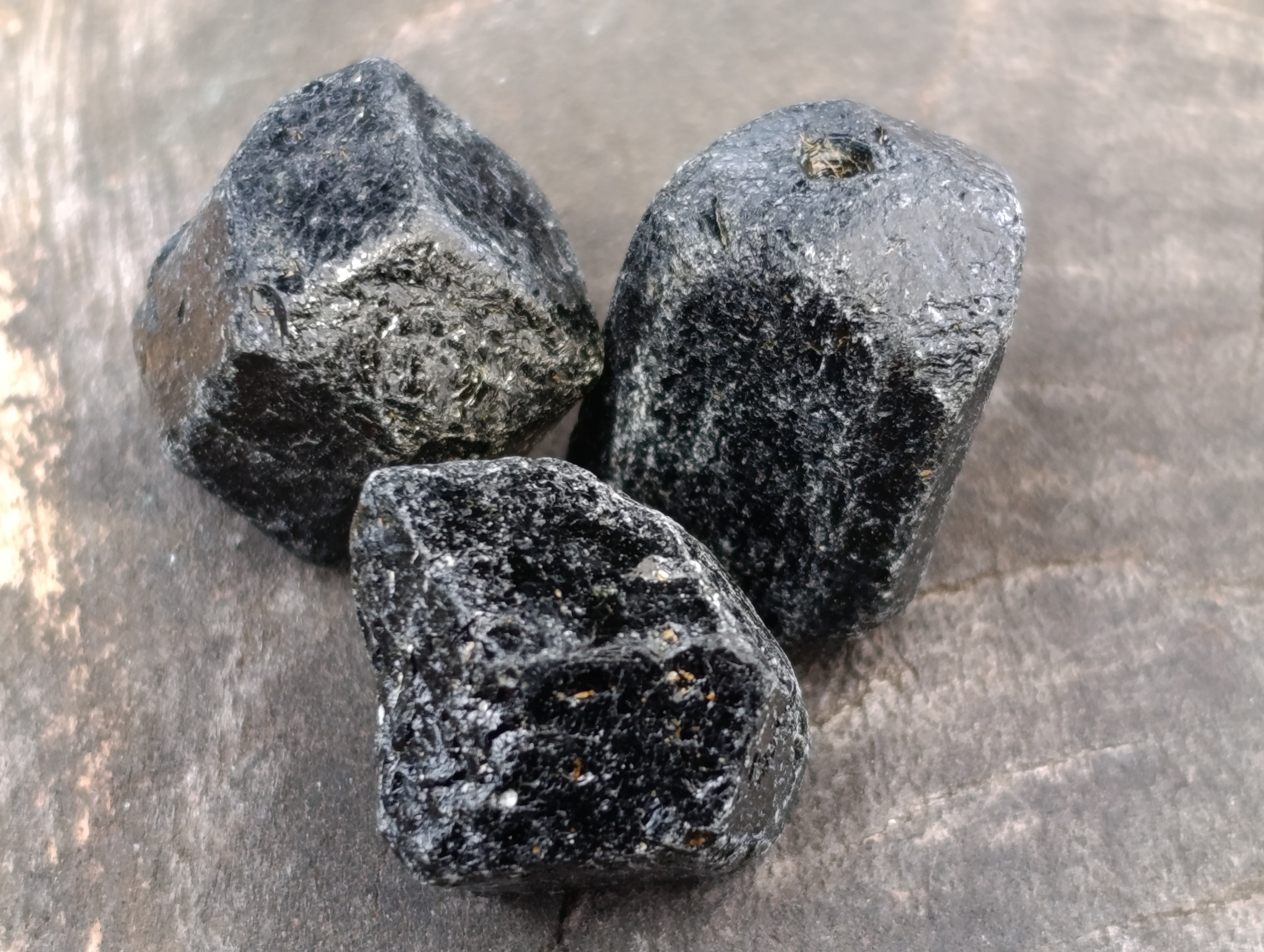 Natural Alluvial Schorl Black Tourmaline Crystals x 2.02 Kg Lot From Zimbabwe - Toprock Gemstones and Minerals 