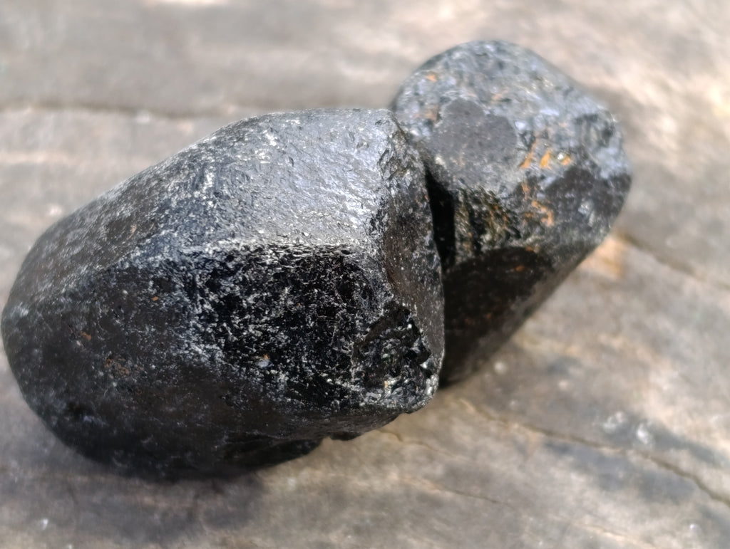 Natural Alluvial Schorl Black Tourmaline Crystals x 2.02 Kg Lot From Zimbabwe - Toprock Gemstones and Minerals 