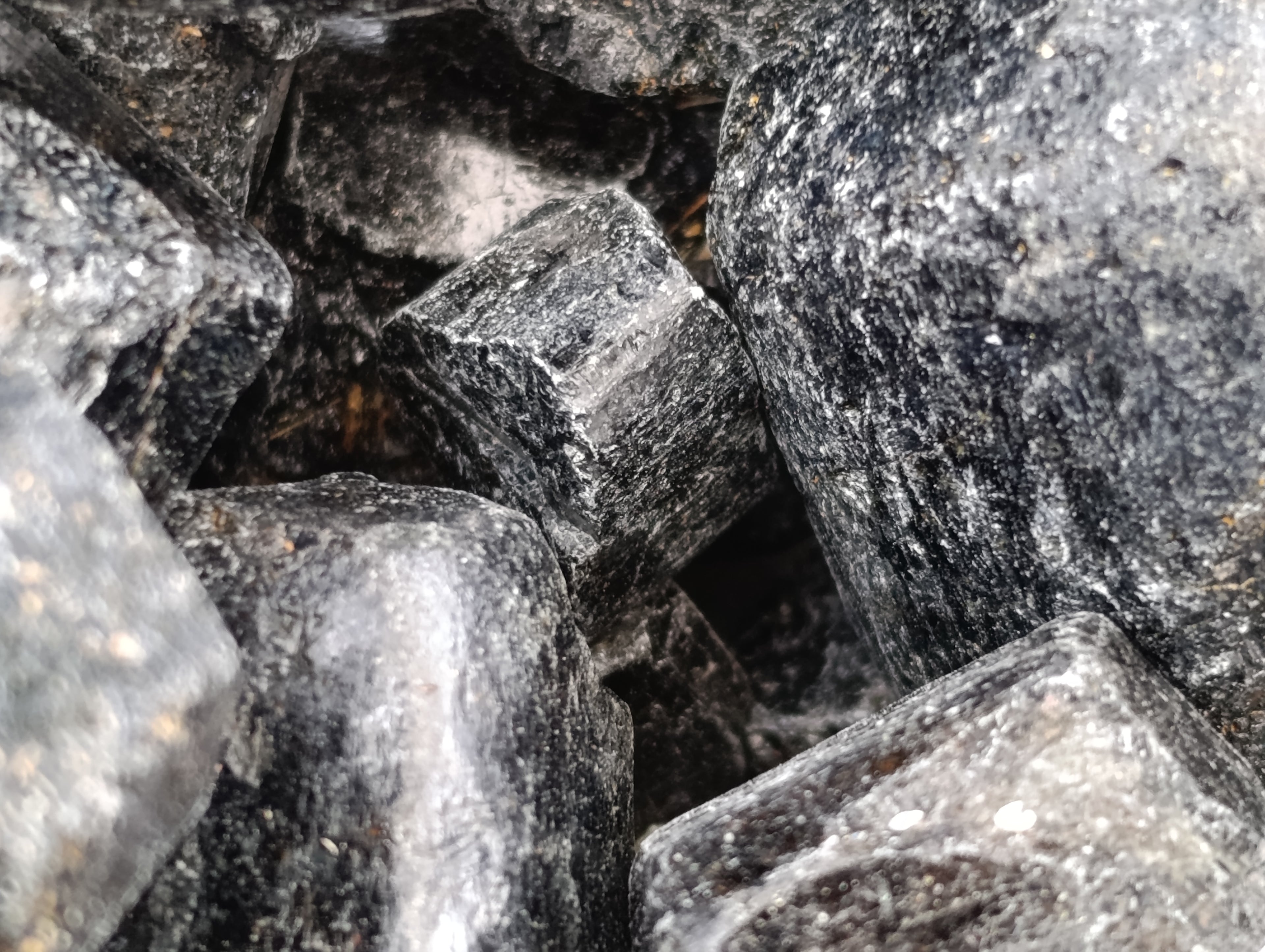 Natural Alluvial Schorl Black Tourmaline Crystals x 2.02 Kg Lot From Zimbabwe - Toprock Gemstones and Minerals 