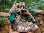 Natural Ball Malachite On Quartz Matrix Specimens x 1 From Kambove, Congo - Toprock Gemstones and Minerals 