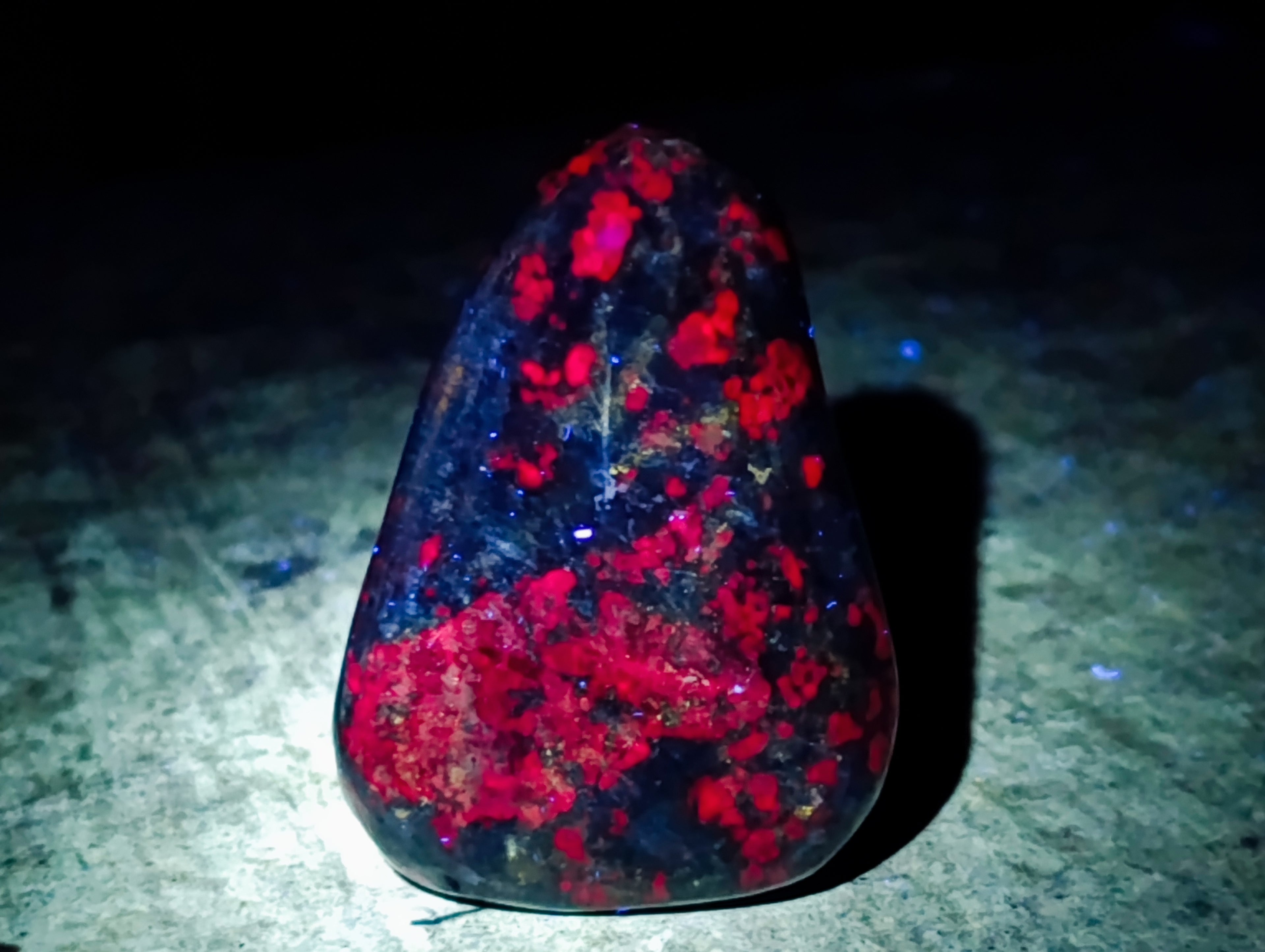 Polished Ruby Corundum In Chrome Verdite Free Forms x 6 From Zimbabwe - Toprock Gemstones and Minerals 