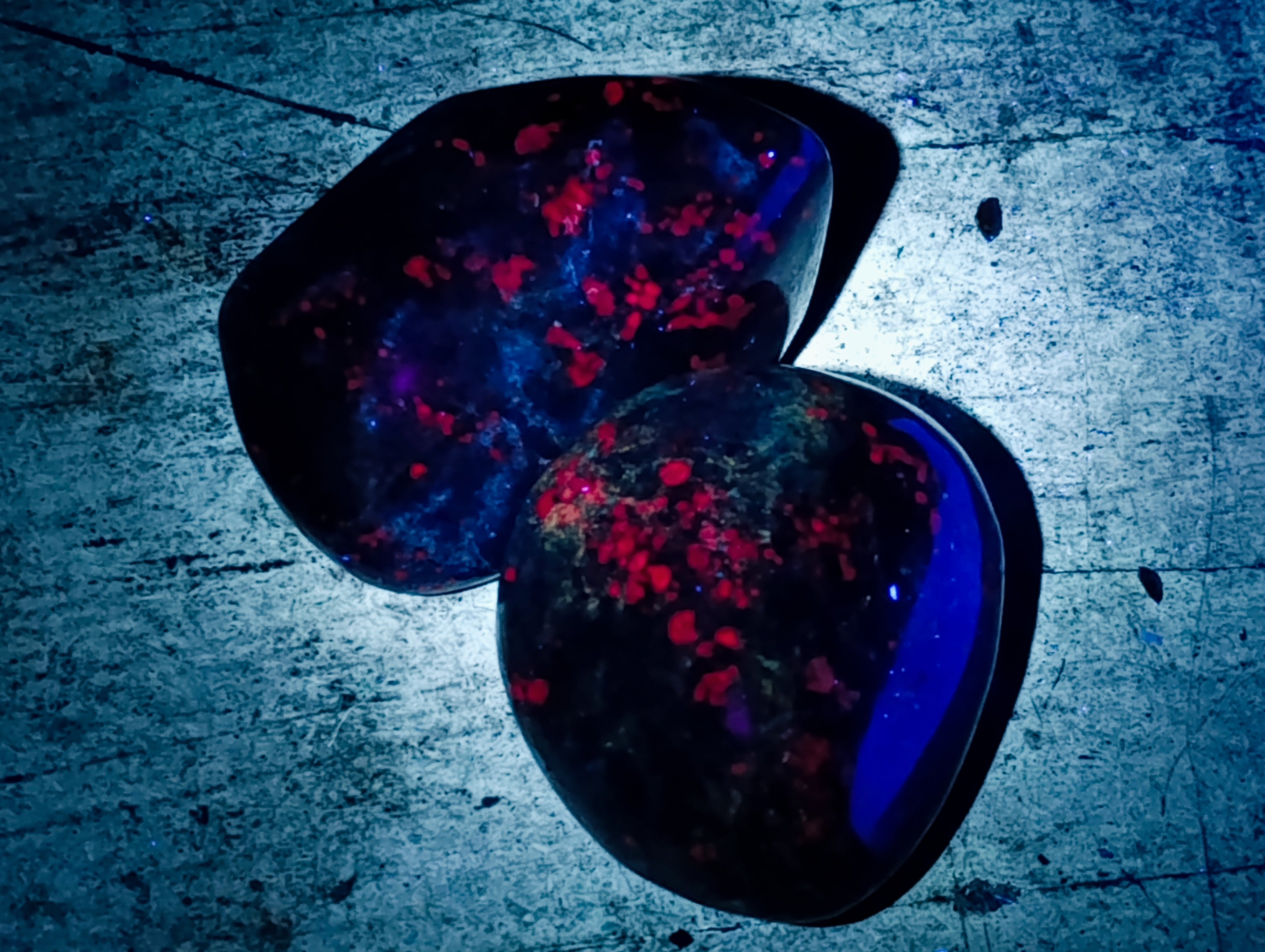 Polished Ruby Corundum In Chrome Verdite Free Forms x 6 From Zimbabwe - Toprock Gemstones and Minerals 