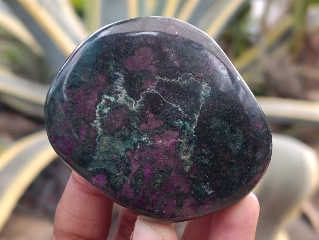 Polished Ruby Corundum In Chrome Verdite Free Forms x 6 From Zimbabwe - Toprock Gemstones and Minerals 