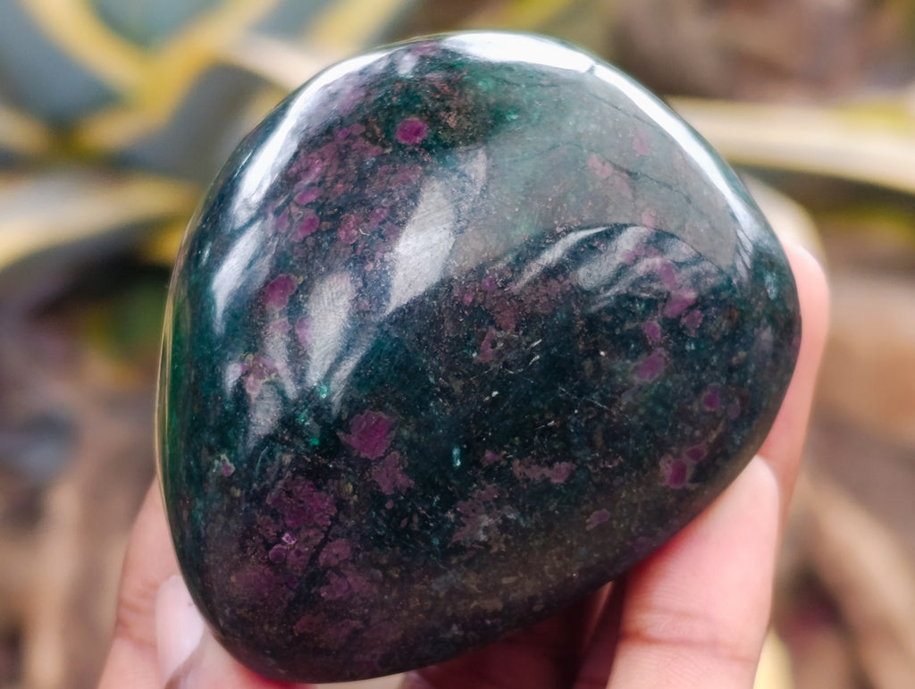 Polished Ruby Corundum In Chrome Verdite Free Forms x 6 From Zimbabwe - Toprock Gemstones and Minerals 