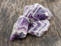 Natural Witches Hat Chevron Amethyst Crystals x 3.03 Kg Lot from Zambia