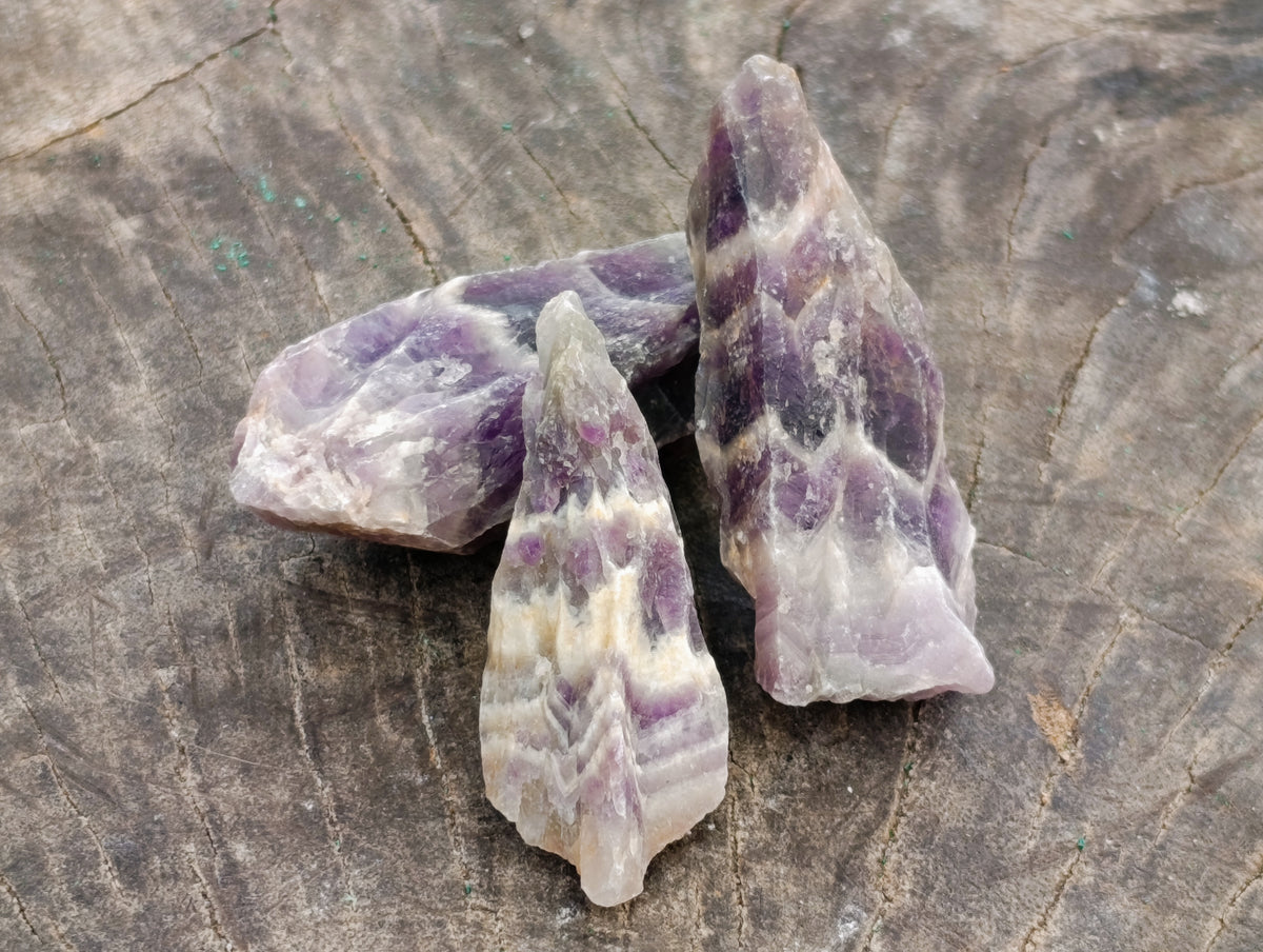 Natural Witches Hat Chevron Amethyst Crystals x 3.03 Kg Lot from Zambia - Toprock Gemstones and Minerals 