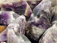 Natural Witches Hat Chevron Amethyst Crystals x 3.03 Kg Lot from Zambia